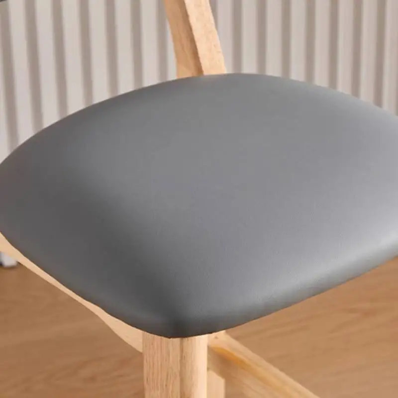 Decorative Piece Bar Chair Back Support Restaurant Backrest Counter High Bar Chair Office Ergonomic Taburete Cocina Furniture