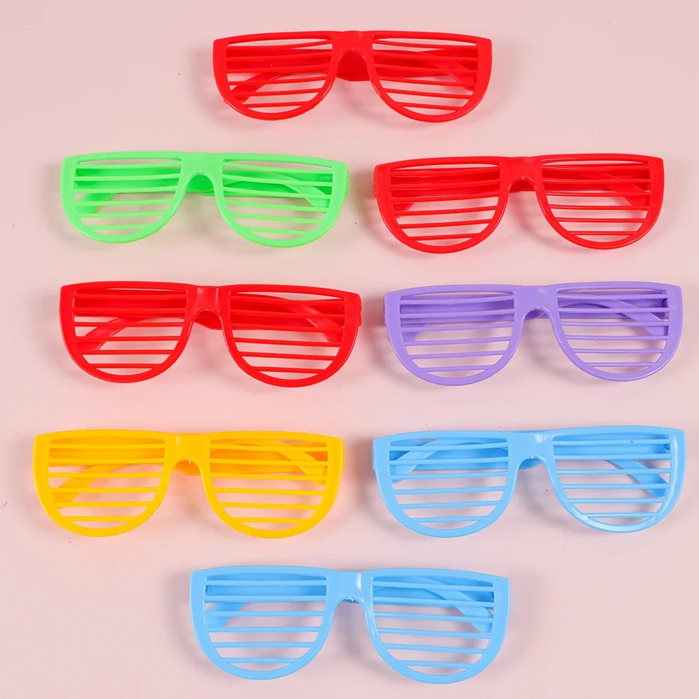 Cute Colorful Shutter Shades Glasses for Kids, Toys for Boys and Girls, Makeup, Favors Supplies, Gifts, 10Pcs per Pack