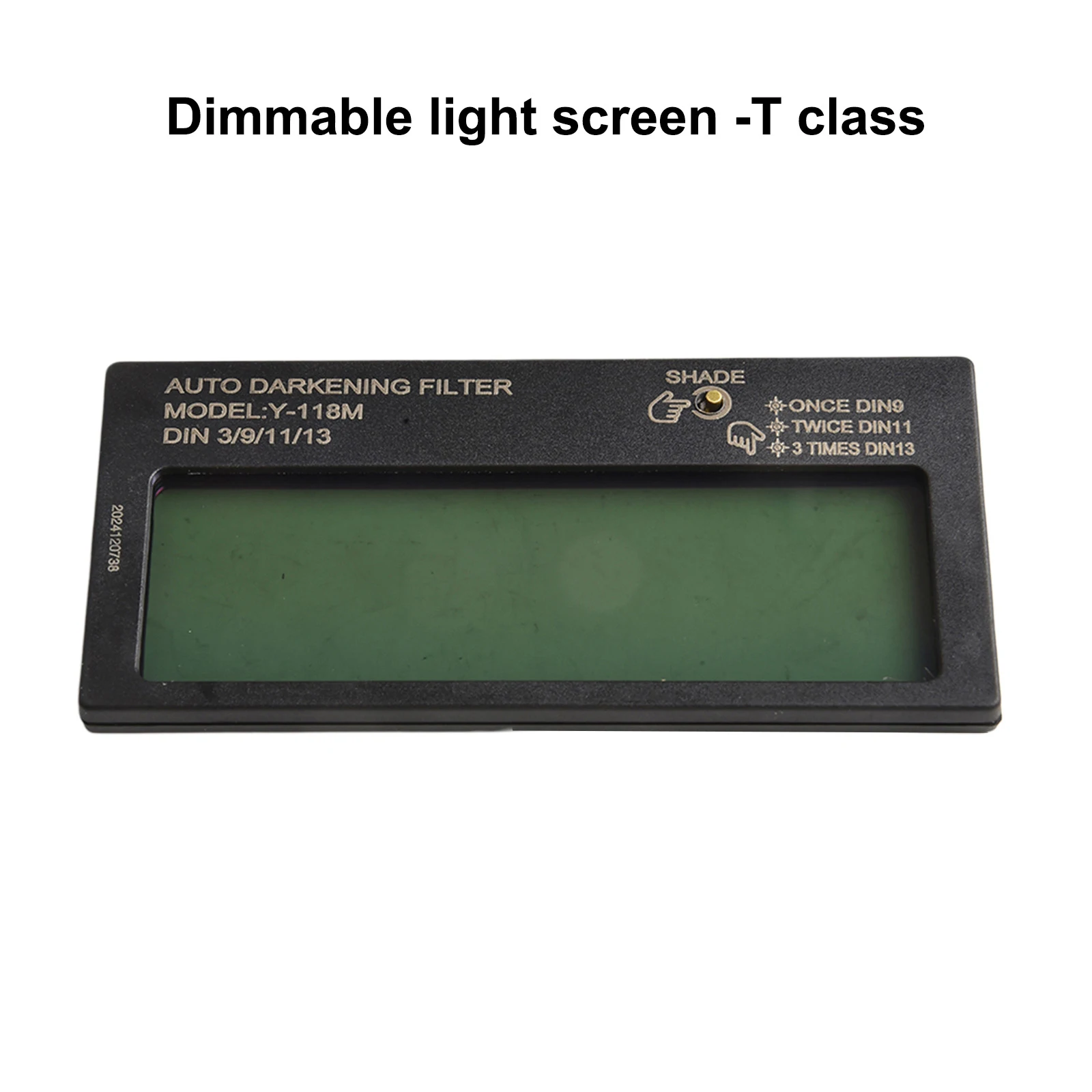 Adjustable LCD Welding Glasses Featuring 3 Levels of Darkness and Solar Power for Convenient Use During Welding Tasks