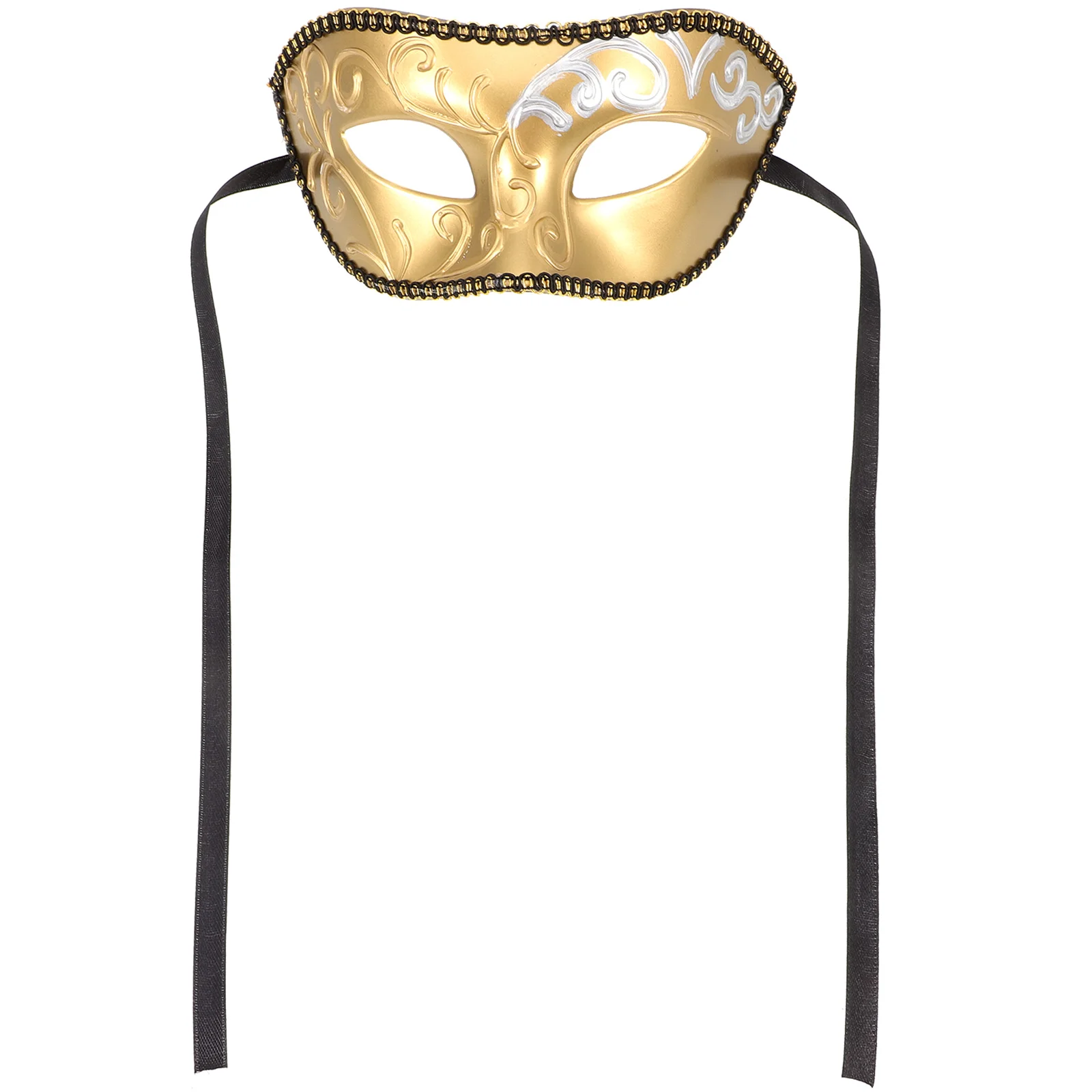 

Half Face Mask Masquerade Male Ball Fox Party Masks Props Halloween Golden Decorative Plastic Safe Comfortable Festive