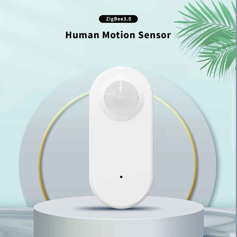 Zigbee Human Presence+ PIR Motion Detection Sensor Luminance Detector Battery Operated Support Zigbee2mqtt Home Assistant Tuya