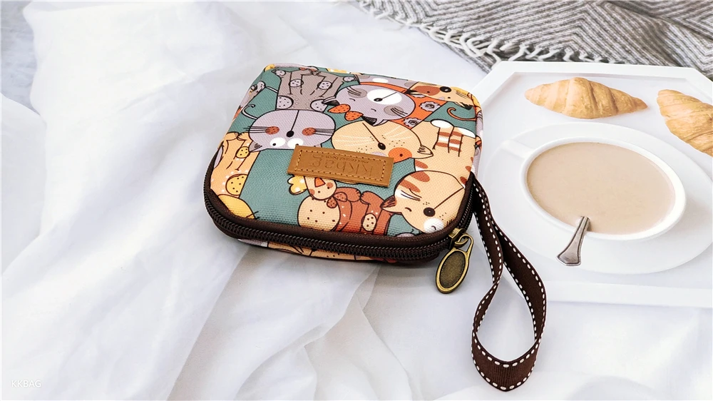 Nette Tampon Lagerung Tasche Frauen Mädchen Serviette Sanitär Pad Beutel Kosmetik Tasche Fall Tragbare Geldbörse Mini Reise Veranstalter – Detail 8