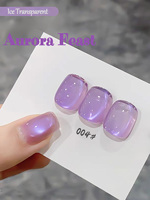 1pcs WS New Style Summer Nails Aurora Feast Cat Eye Gel Nail Polish Bestseller Sparkling Aurora Ice Island Nail Supplies