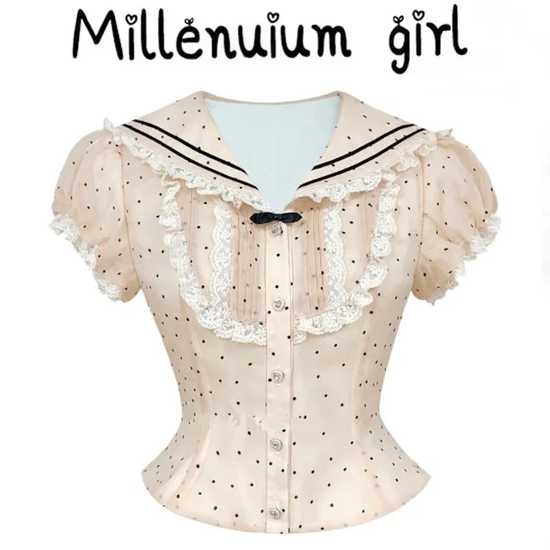 

Сладкий горошек ранний чай с молоком, цвет атмосферы, темно-синий воротник-аккордеон со складками, женский изящный повседневный костюм