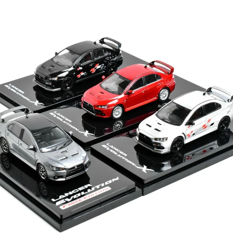 Литая под давлением модель автомобиля из сплава HOBBY JAPAN масштаба 1:64 Mitsubishi EVO 10-го поколения LANCER EVOLUTION