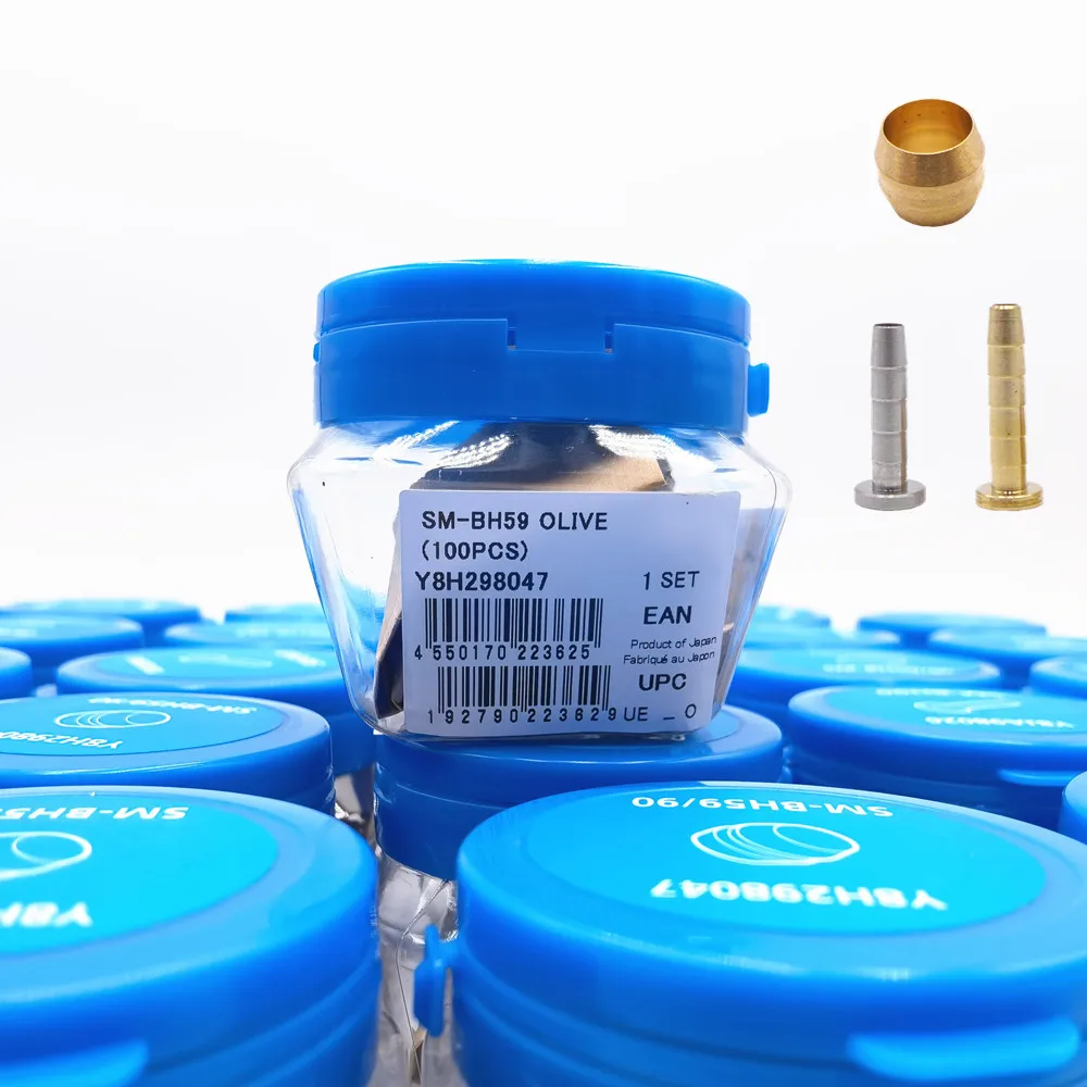 Manguera de freno de disco hidráulico para bicicleta Shimano Olive BH90 BH59 Connect Insert