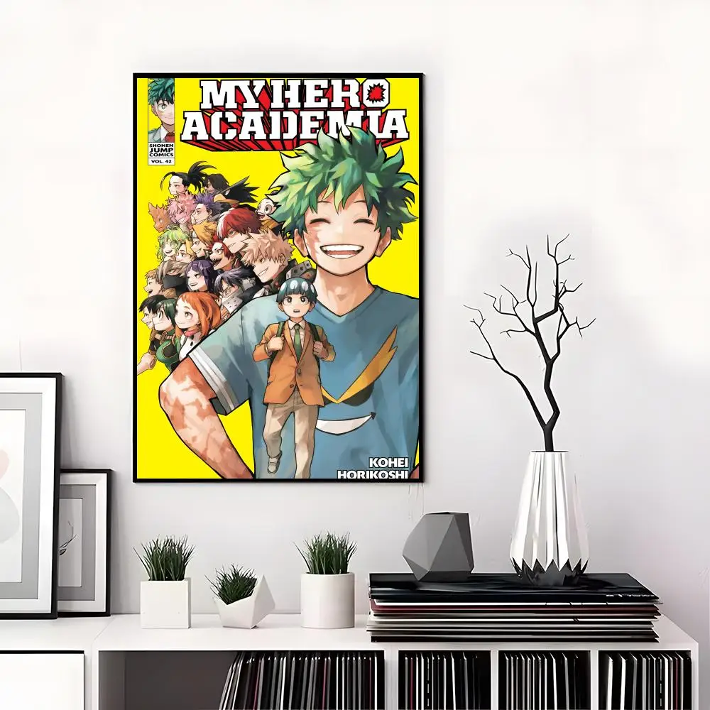 M-My Hero Academia Poster Hochauflösende Poster-Aufkleber, geeignet für Schlafzimmer, Wohnzimmer, Heimdekoration – Detail 7