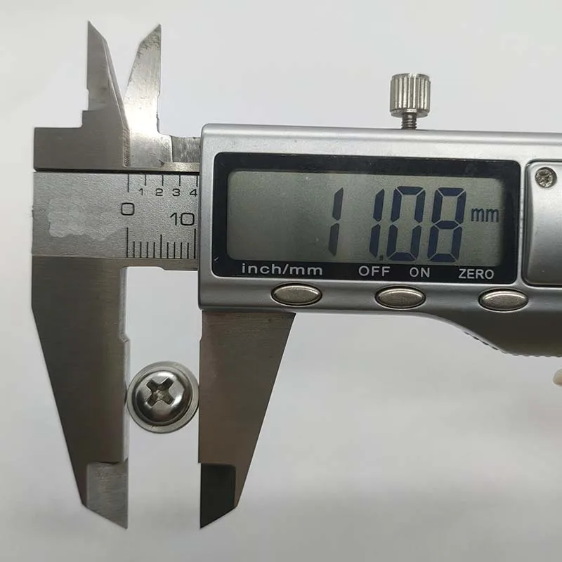 1Pcs Pwa Schroef 304 Rvs Cross Ronde Kop Met Zelftappende Schroef Pan Hoofd M5 * 12