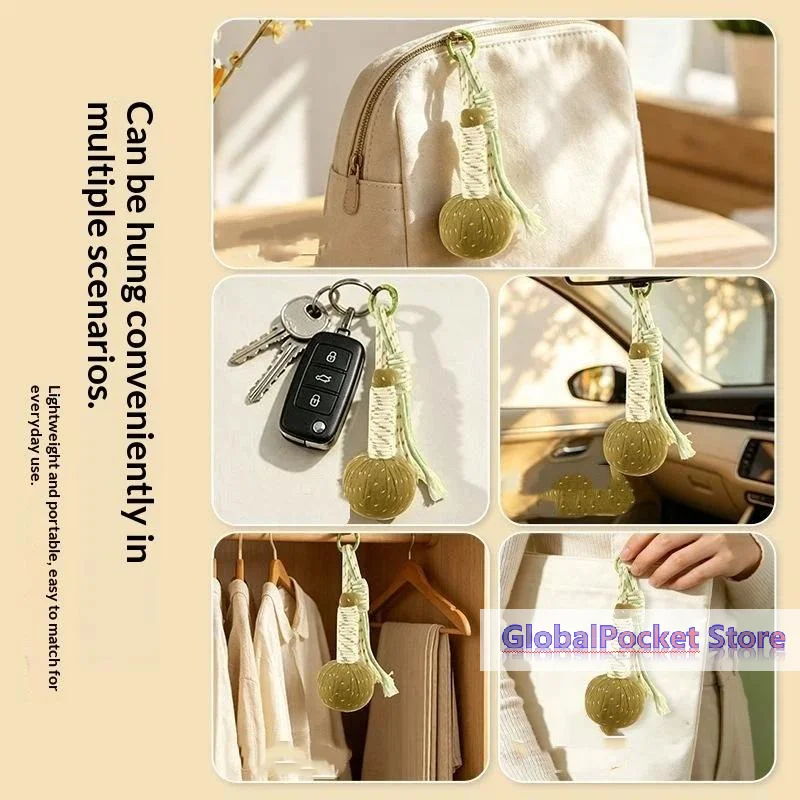 [TG823]Summer Massage Hammer Keychain Aromatic Sachet Small Pendant Moxa Hammer Creative Gift For Enterprises