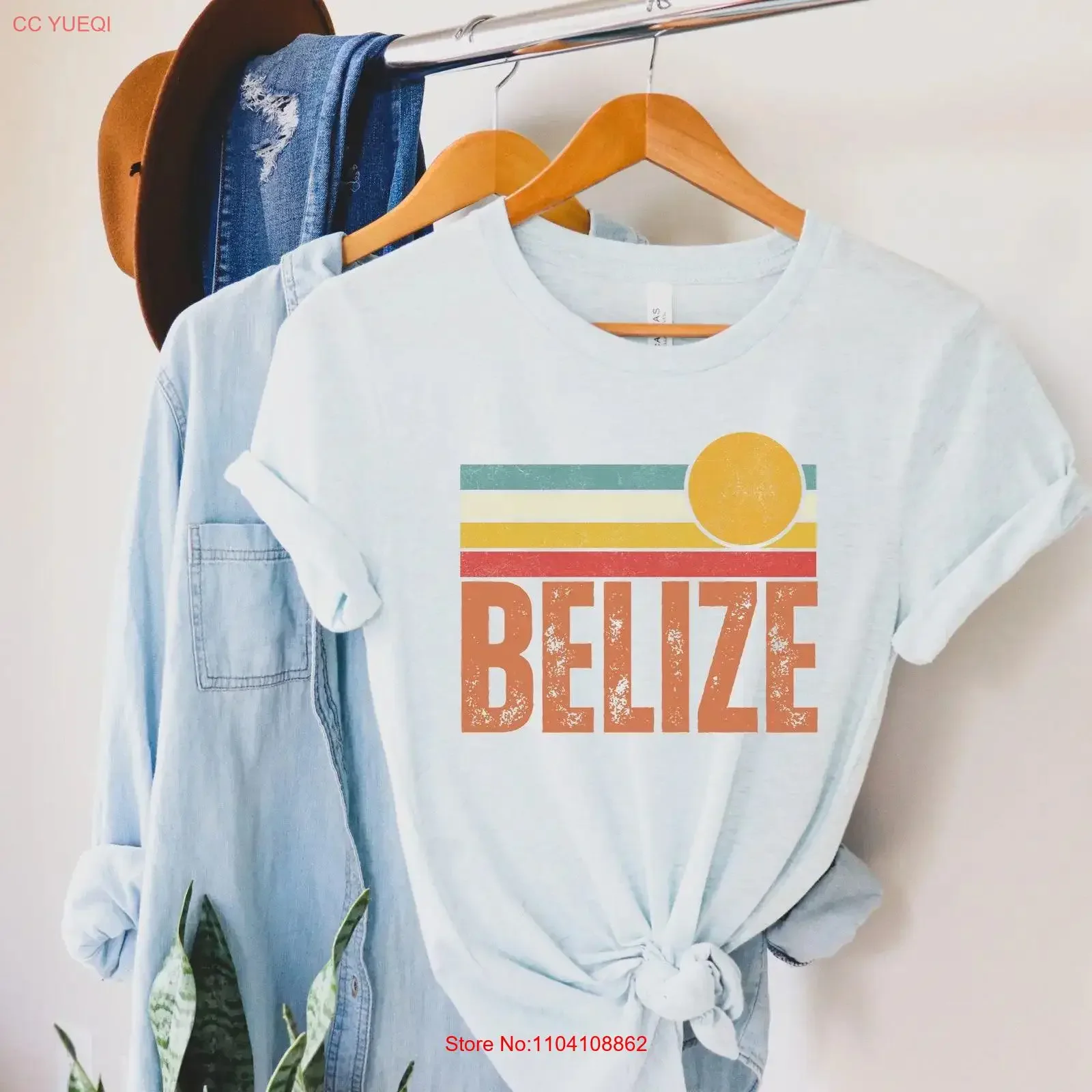 Belize Vacation T Shirt Cruise Family Ambergris Caye Island Beach Belizean Clothing Girls Trip vintage Washed Slightly fashion