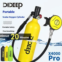 1L Mini Scuba Tank Dive Diving Equipment Underwater Breath Device Cylinder Oxygen 20-30 Minutes