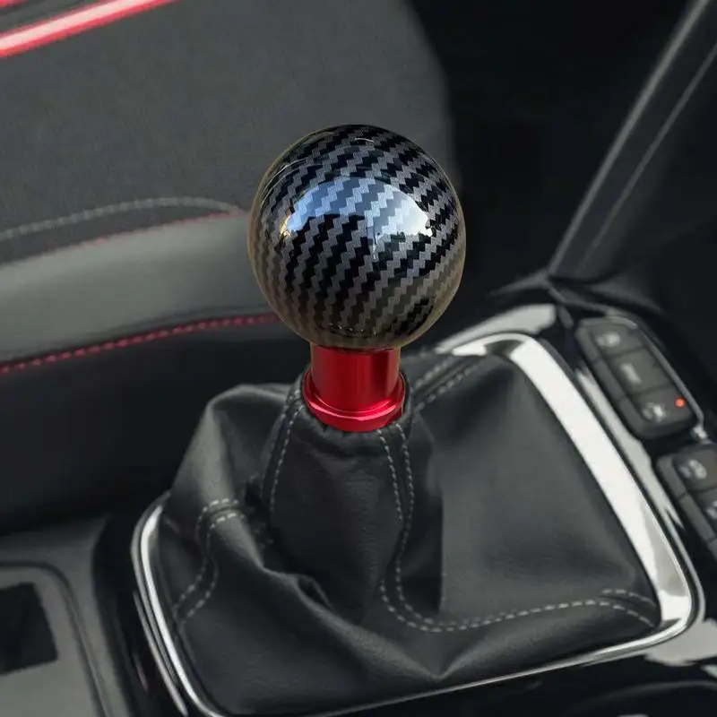 Car Short Shifter Knob Round Ball Shift Knob Manual Transmission Cars Gear Lever Knob Auto Universaal Gear Shift Knob