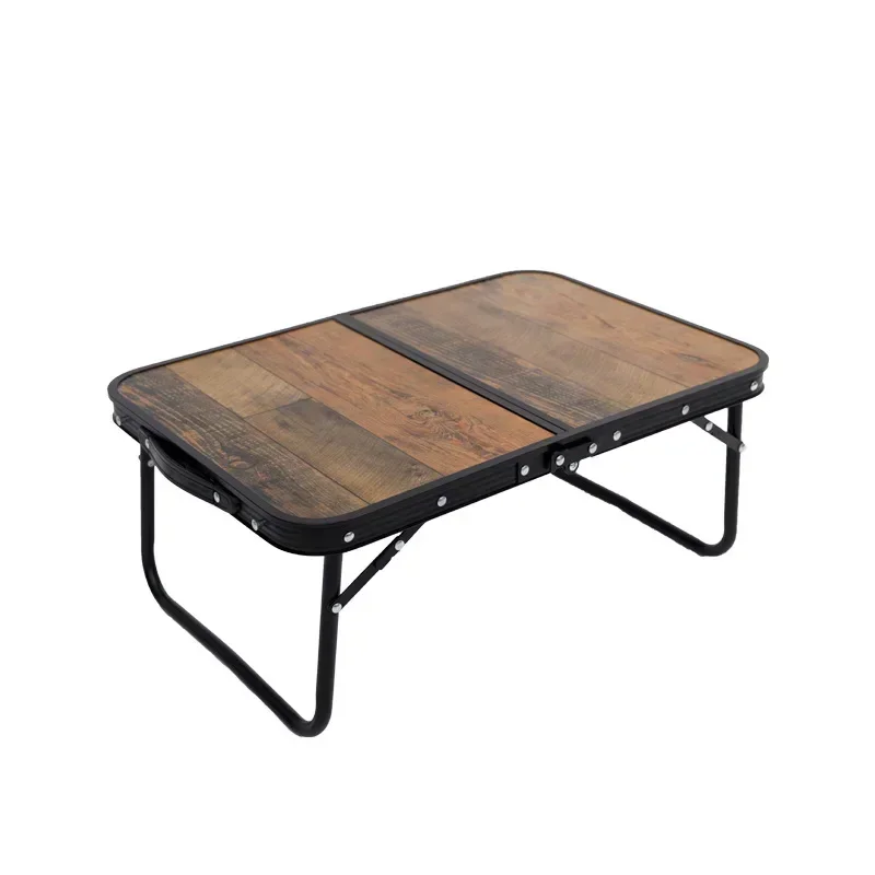 

Ultralight Folding Table - Wood Grain for Outdoor Camping & Picnic