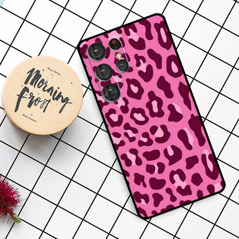 เคสลายพรางเสือดาว สำหรับ Samsung Galaxy S21 S22 S23 S24 S25 Ultra S9 S10 S25 Plus S25 FE S20 FE