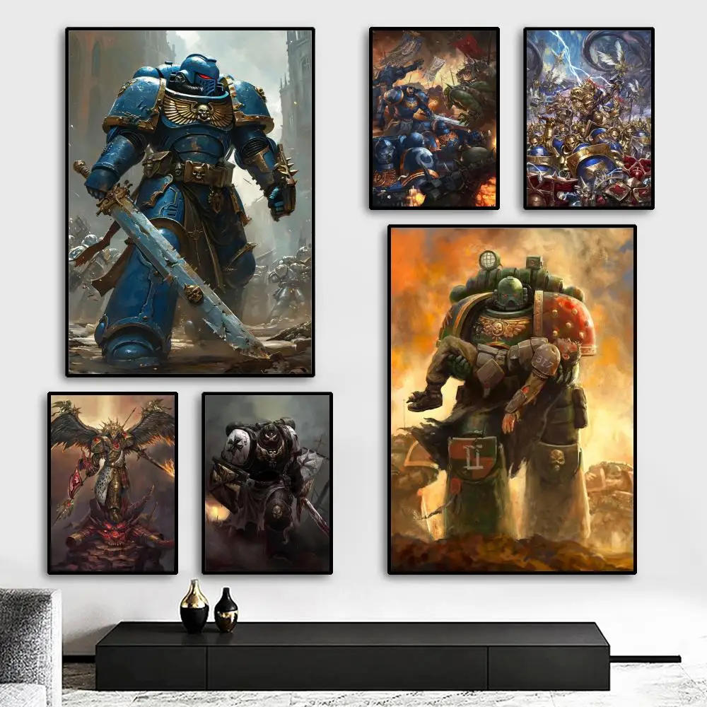 

Warhammer 40,000 Poster HD Art for Home Bar Cafe Movie Theater Decor DIY Vintage Print for Un