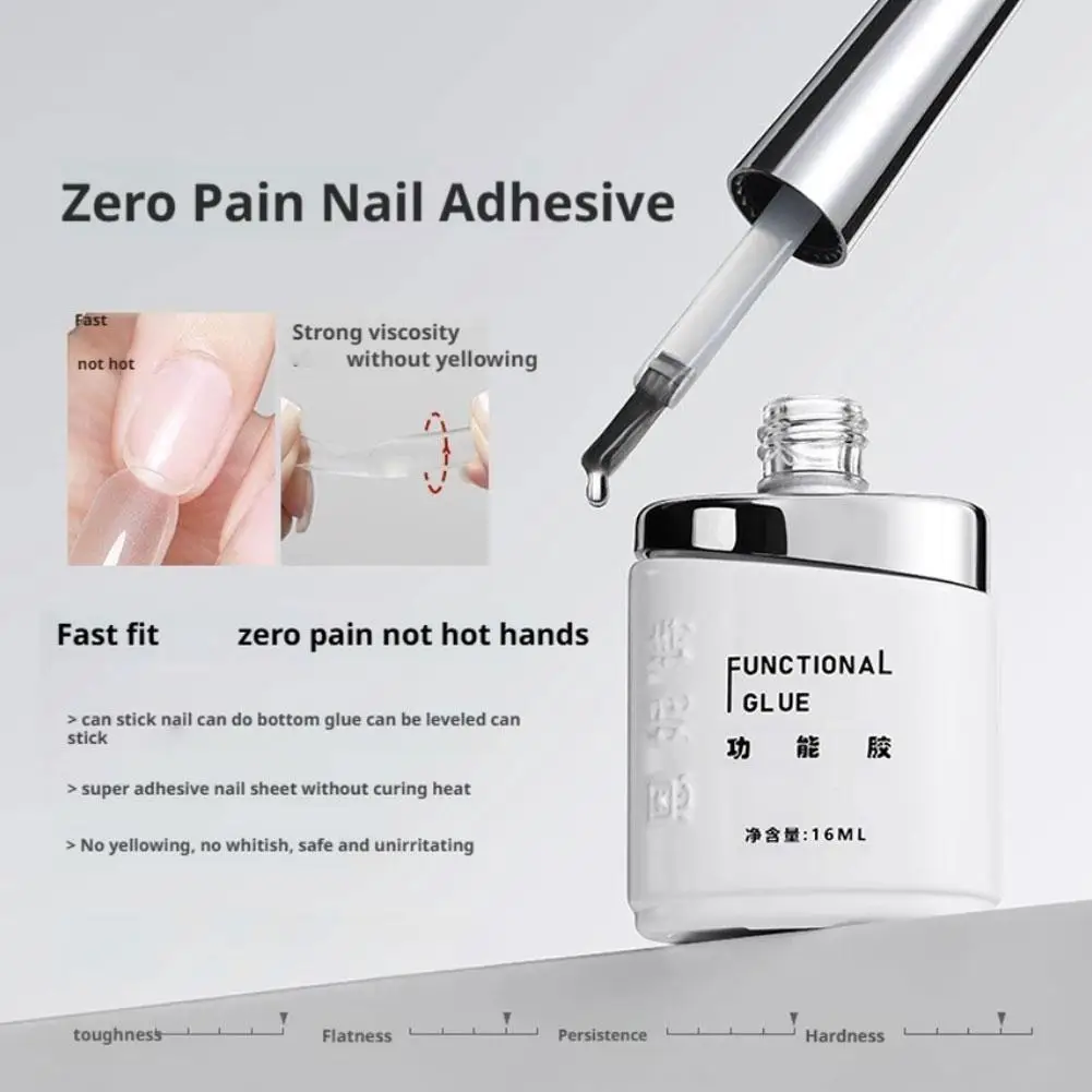 Hot 16MLSuper Top Coat Nail Art Gel Varnish Semi Permanent Soak Off No Wipe UV Gel Varnish Shining Clear Top Coat