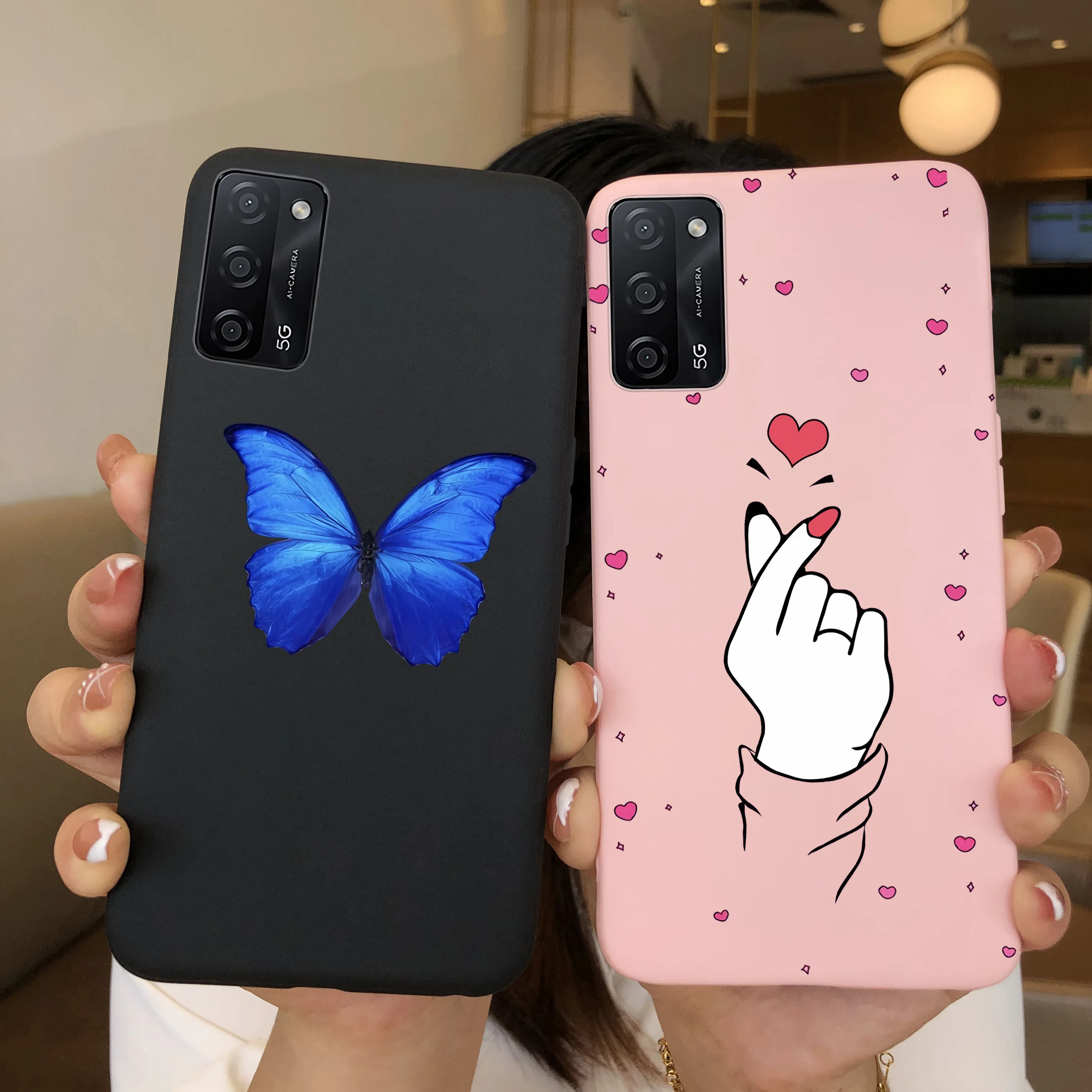 For Oppo A54 CPH2239 A54S CPH2273 Soft Silicone Shockproof Cute Cover For Oppo A54 OppoA54 A 54 6.1