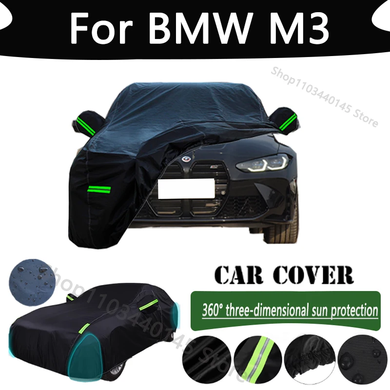 

For BMW M3 Outdoor Protection Full Car Cover Snow Covers Rainwater Sunshine Dustproof Scratches Car Cover