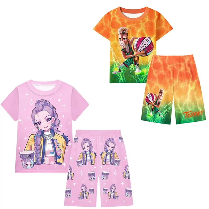 Disfraz de Dibujos Animados de Goat Will, Conjunto de Camiseta de Baloncesto Vineland-Thorns, Traje Deportivo Informal del Equipo Milagroso, Sudadera y Pantalones Cortos para Niños