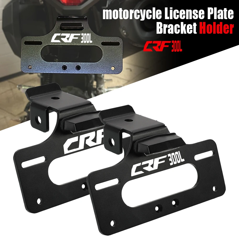 

License Plate Holder Fender FOR HONDA CRF300L/CRF300L ABS/CRF300L RALLY 2021-2024 CRF300L 2023 Eliminator Registration Bracket
