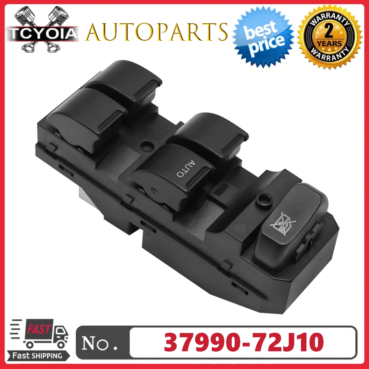 

Electric Power Window Master Switch Right Driver 37990-72J10 3799072J10 37990-72J20 3799072J20 For Suzuki Wagon R MH21S MH22S