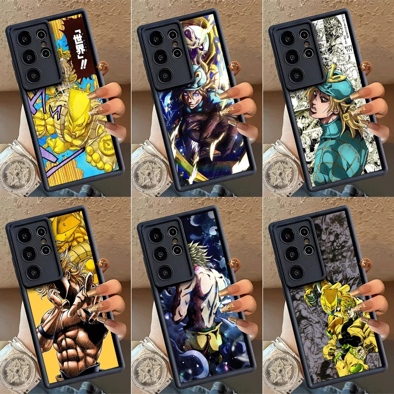 JoJo Adventure Dio Diego Brando Shockproof Phone Case For Samsung Galaxy S23 S24 S25 S26 Ultra S21 FE S20 Plus 5G Silicone Cover