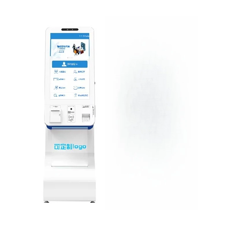 New Hot Selling Touch Based Queuing Booth, Customized Automatic Queuing Machine, Ticket Booth, Self-service Check-in