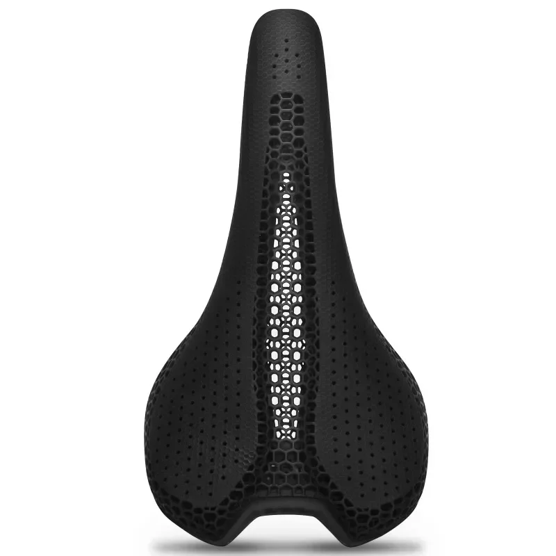 Bicycle Saddle 143/155mm 3D Printed Saddle Carbon Fiber Ultralight Racing Bike Seat Cushion 3D Road MTB Triathlon Seat Nylon