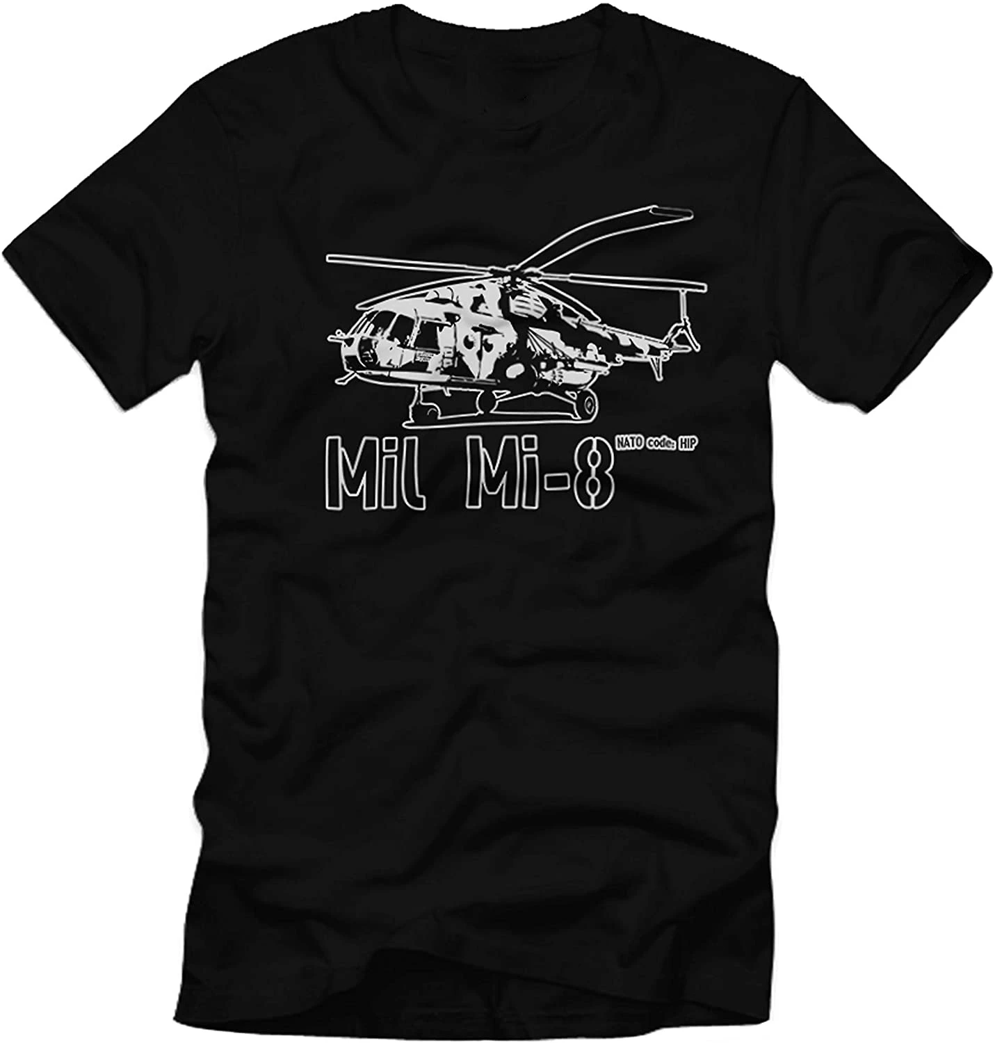 Mil Mi-8 Mi17 Transport Helicopter Russia MenT-Shirt Short Casual 100% Cotton Shirts Mens T Shirts