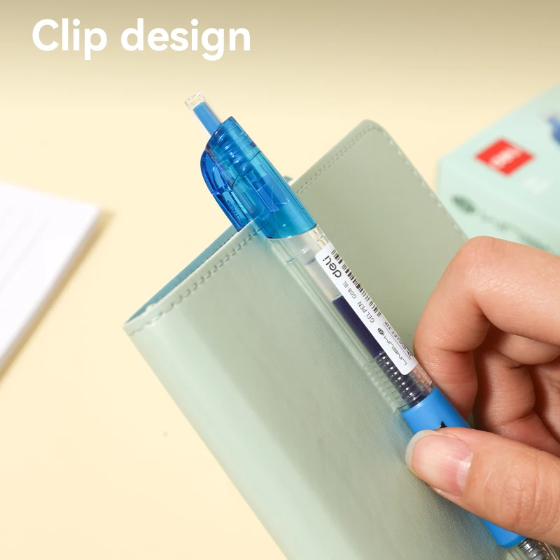 مجموعة أقلام جل قابلة للسحب من ديلي 0.5 ملم طرف رصاصة أسود أزرق أحمر 3 ألوان حبر مكتب مدرسة الكتابة أقلام حبر جل #2