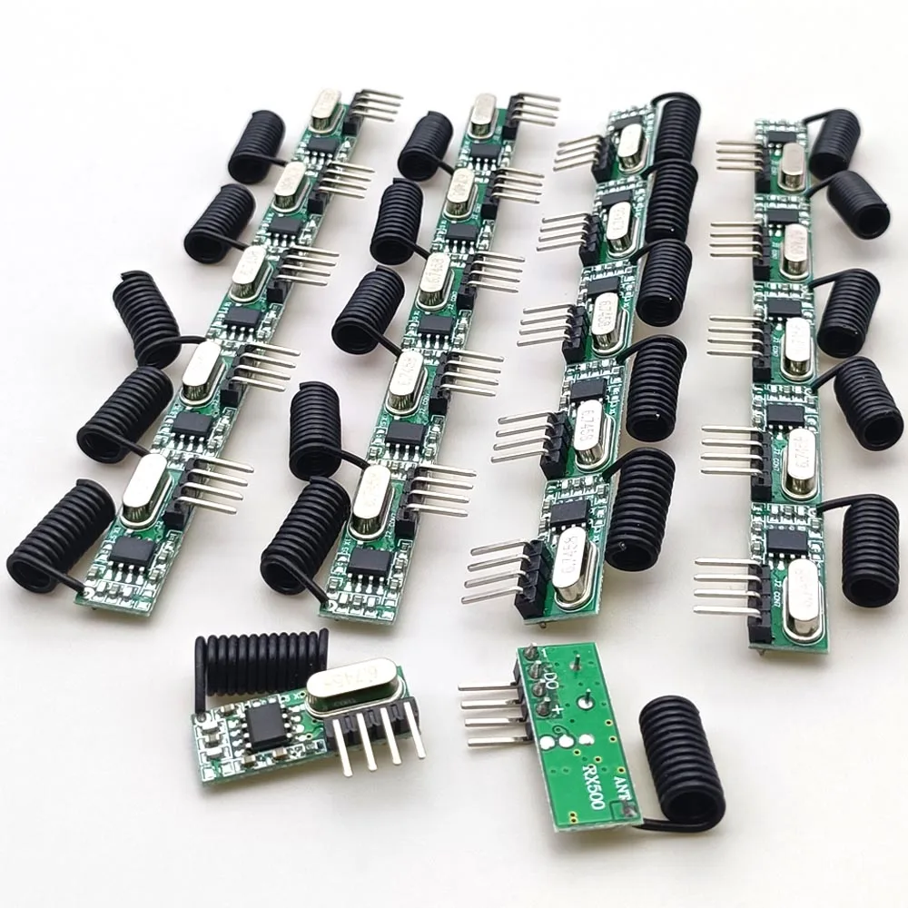 

433M ultra heterodyne RF communication remote control small receiving module low power receiving module RX500 upgraded version