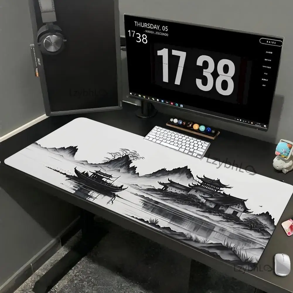 

Japanese scenery art Mouse Pad Large Gaming MousePad Anti-Slip Rubber Deskmat XXL Gamer Office Laptop Accessories Long Desk Mat
