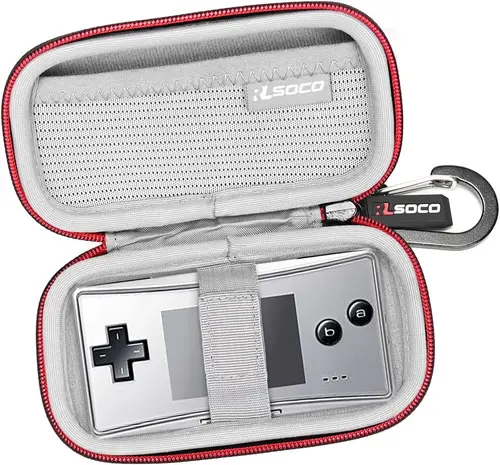 Game Boy Micro bolsa de transporte, organizador de almacenamiento, estuche de viaje de cubierta dura para Nintendo Game Boy, consola de juegos portátil