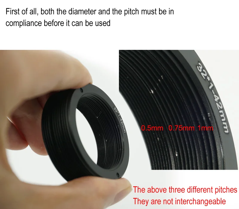 M26-M42 ROBOT M26 X1 Female Ke M42 Male Thread Screw Camera Lens Adapter