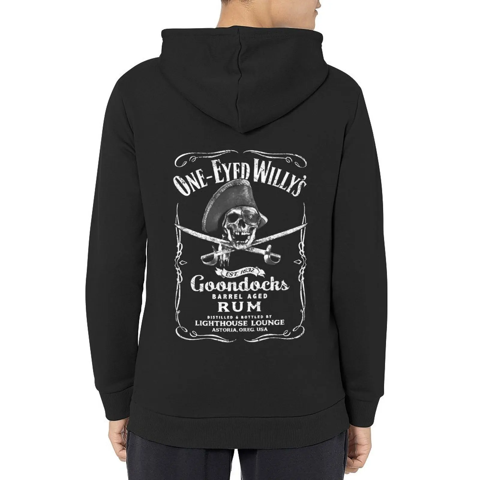 

One-Eyed Willys Rum - The Goonies Hoodie male clothes autumn clothes mens designer clothes men's winter sweater big size hoodie