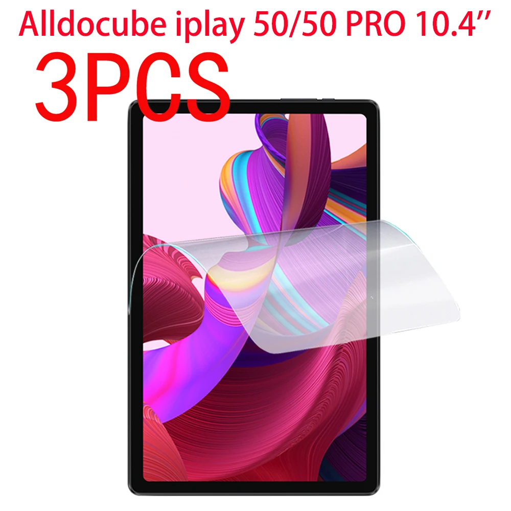 

3 Packs Soft PET screen protector for Alldocube iPlay 50 pro 2023 10.4 inches tablet protective film