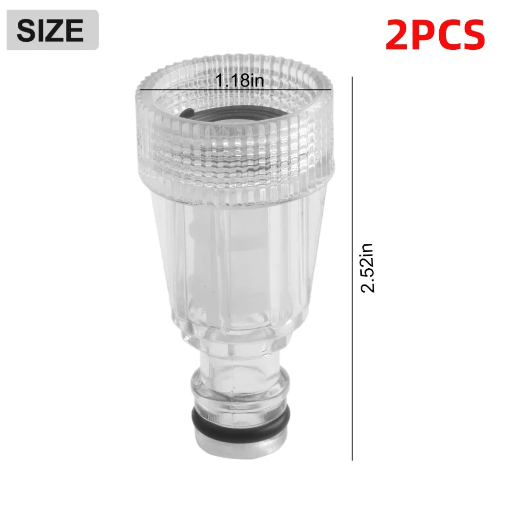 2pcs Car Clean Machine Water Filter High Pressure Connection For For Karcher K2-K7 Pressure Washers Garden Tool Parts