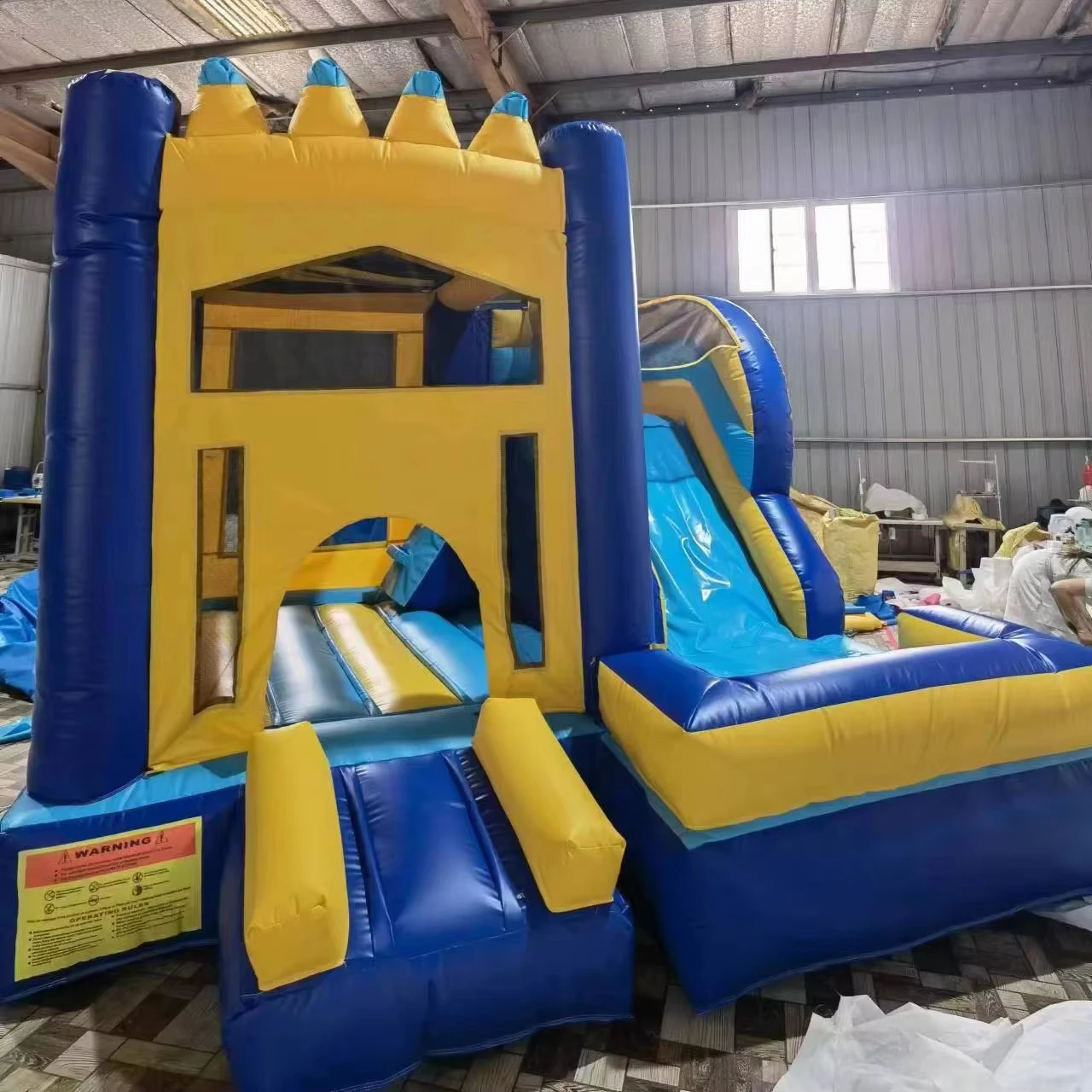 Trampoline Slide Combination Commercial Inflatable Trampoline Inflatable Bouncing Castle Children's Jumping House Party