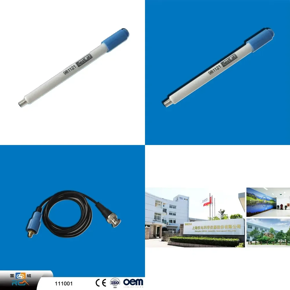 Sonde de titration argentée S8 S7-BNC pour la détermination des halogènes et des mercaptanes par titration par précipitation 981121