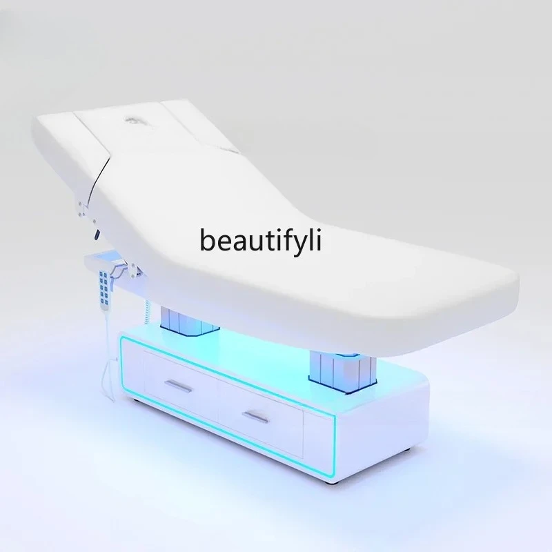 

High-end electric beauty bed beauty salon spa massage treatment bed lifting body bed