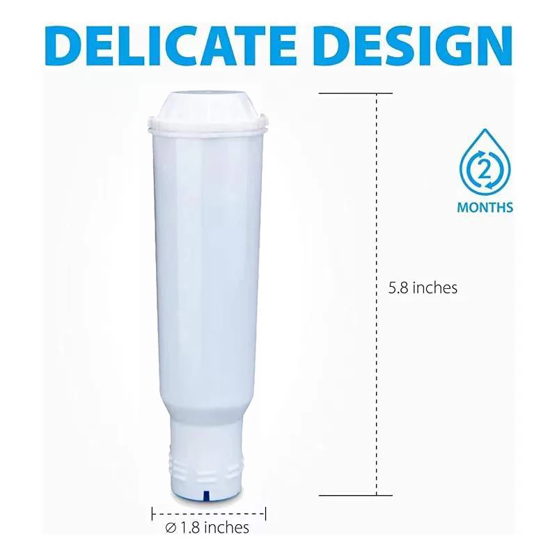 Spring Source Coffee Machine Water Filter Cartridge Compatible with Melitta Krups Claris F088 Siemens TCZ60003 AEG Bosch TCZ6003