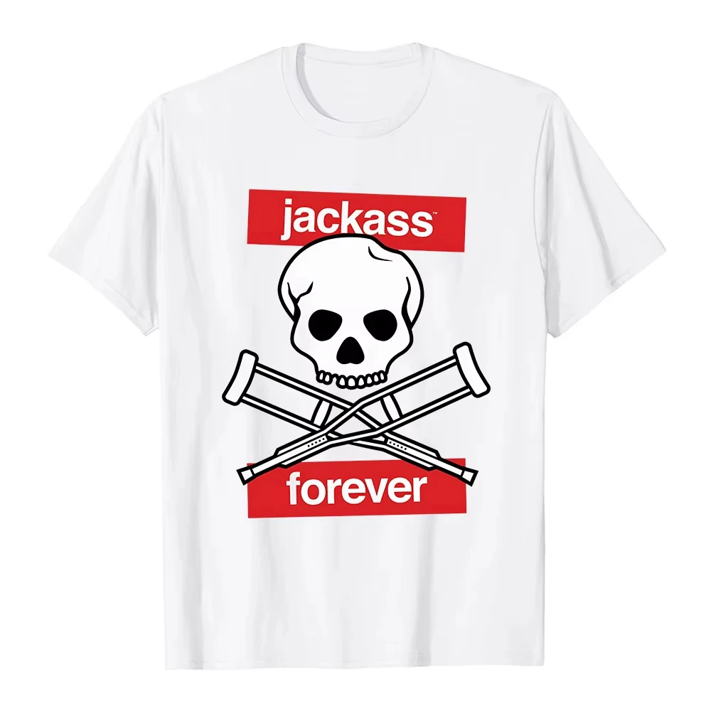 Forever Jackass Best and Last T-shirt Summer Cotton Soft Male Tshirts Unisex Streetwear Design Graphic Print Merch Male Clothes