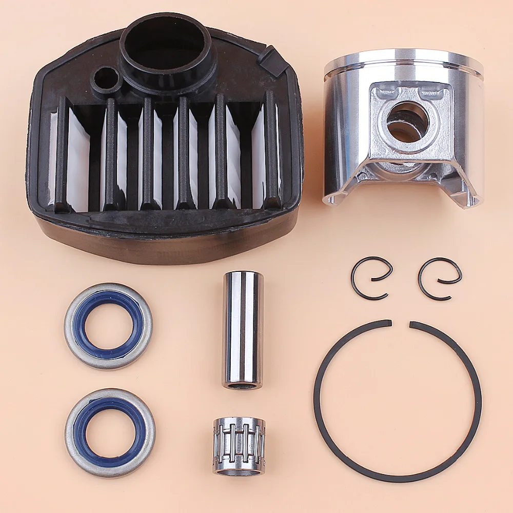 

47mm Piston Ring Bearing Air Filter Oil Seals Kit For HUSQVARNA 357 359 357XP JONSERED 2159 CS2156 CS2159 Chainsaws 537 15 73-02