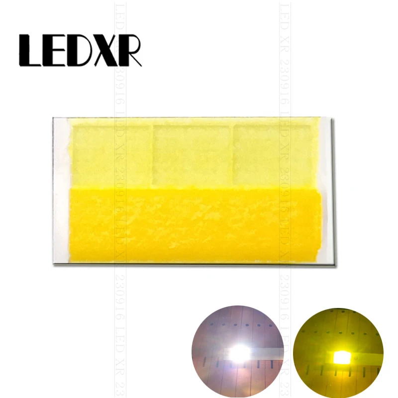 Feux de moto modifiés 3570, lumière LED bicolore, lumière blanche haute puissance, diode jaune citron, 30W