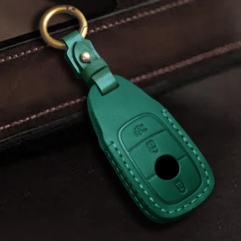 Чехол для ключей от автомобиля, сумка для ключей для Mercedes Benz A C E S Class W221 W177 W205 W213, автомобильный Стайлинг, держатель, брелок для ключей, аксессуары