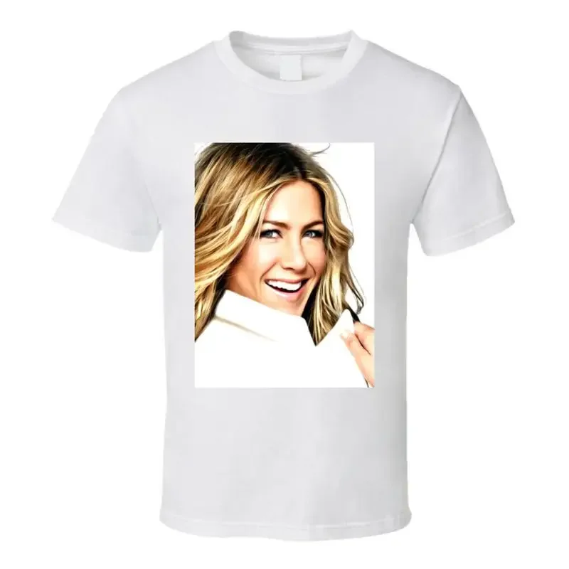 Jennifer Aniston Celebs Oil Paint Art Fashion T Shirt