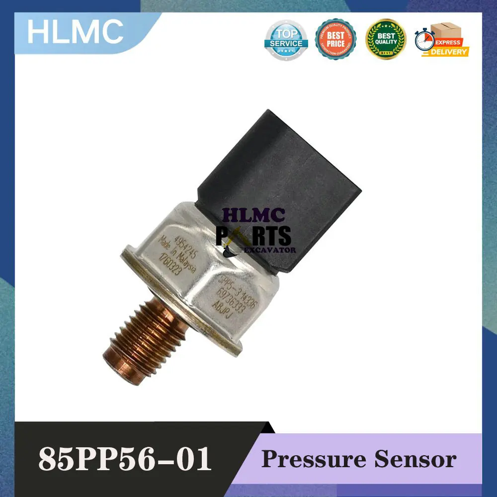 

Excavator Parts 1760323 85PP56-01 85PP5601 4954245 5PP5-3 Fuel Rail Pressure Sensor for Cummins Engine ISX
