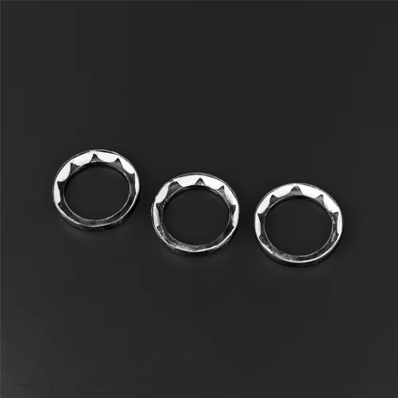 Clear Real Hard Carbon Fiber Car Turbo Ring Sticker Cover For Fiat 500 2008-2023 Abarth 595 2012-2023