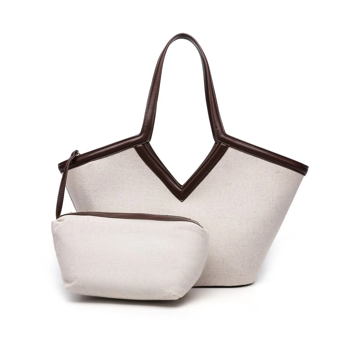 

Fashion Designer Canvas Bucket Bags for Women Handbags PU Leather Patchwork Shoulder Bag Large Capacity Shopper Women's Bags NEW