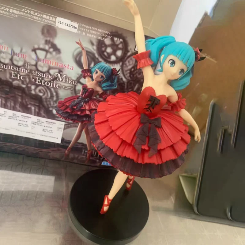 

Оригинальный Sega Hatsune Miku Project Diva Ballet Etoile, новый и неоткрытый коллекционный орнамент, аниме-фигурка, модель игрушки в подарок на складе